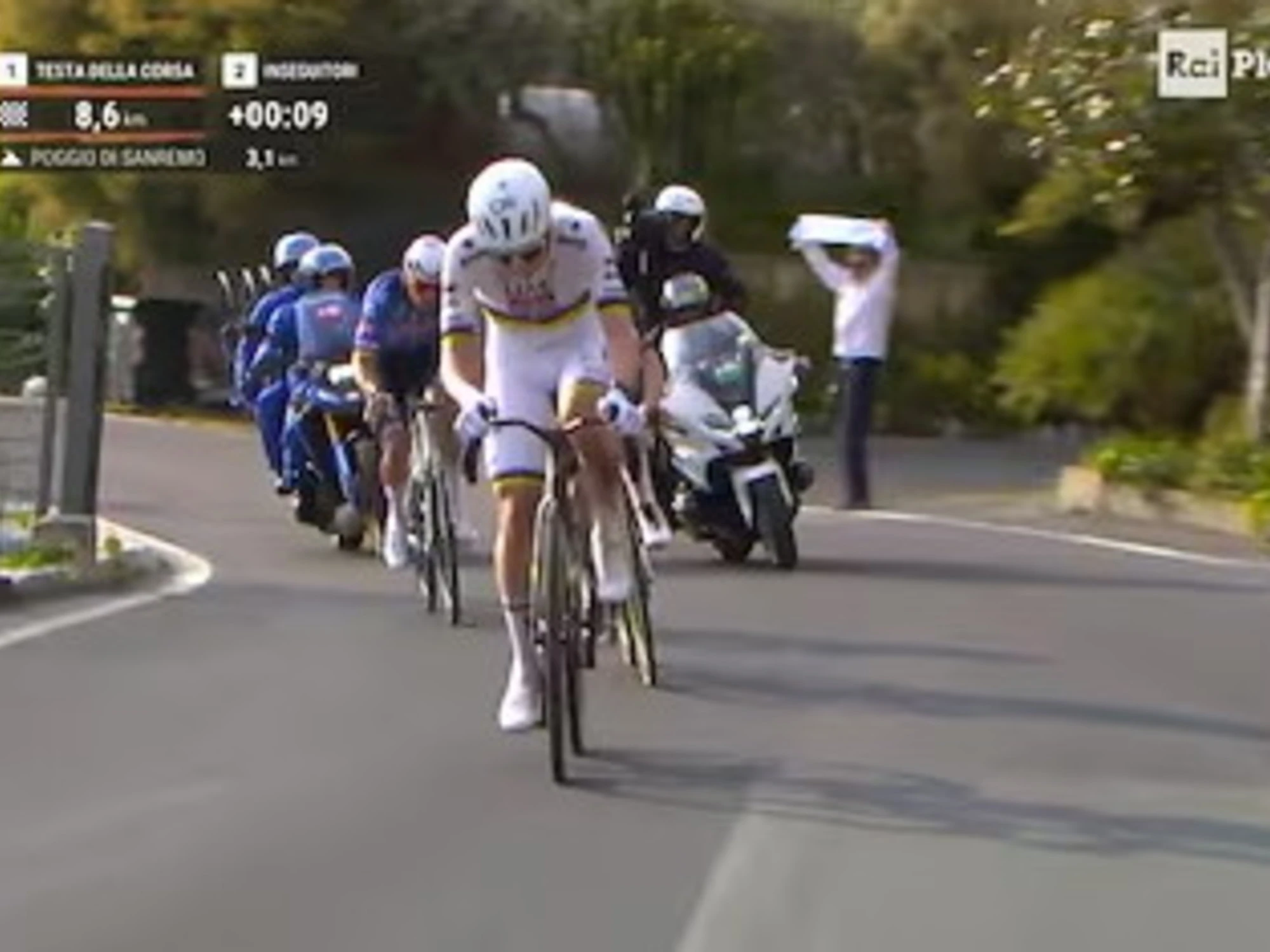 Raisport, non solo Pogacar: un sabato da urlo