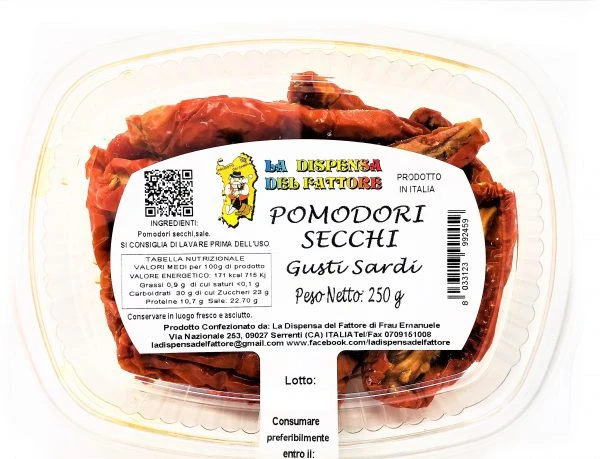 Pomodori secchi con tracce di insetti, ecco i lotti del prodotto ritirato dal ministero della Salute