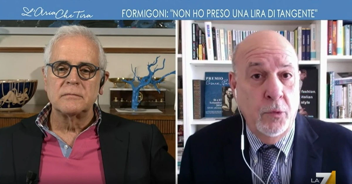 L'aria che tira, vergogna di Alan Friedman contro Formigoni: "In galera", "Devo morire?". Caos da Myrta Merlino