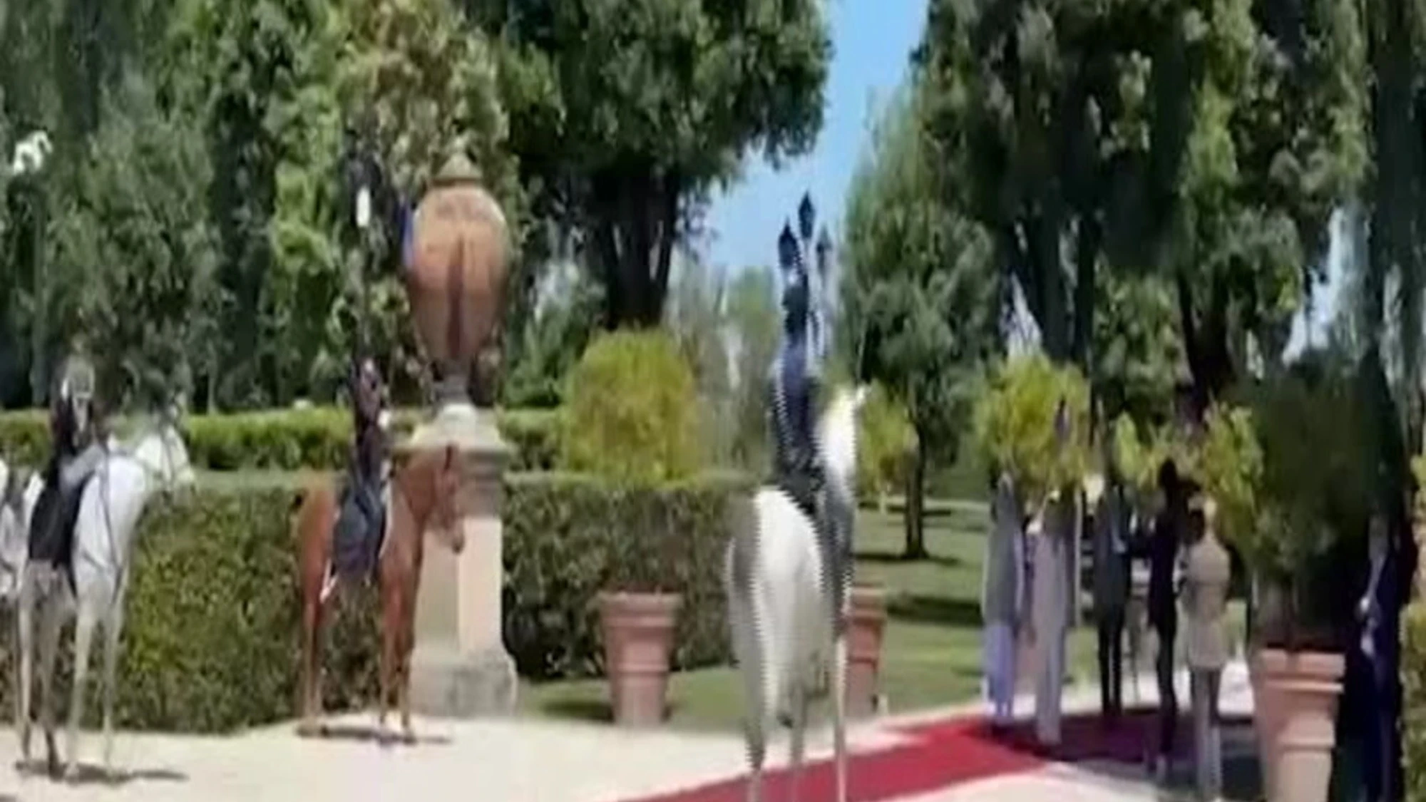 Roma, Meloni riceve Modi a Villa Pamphilj