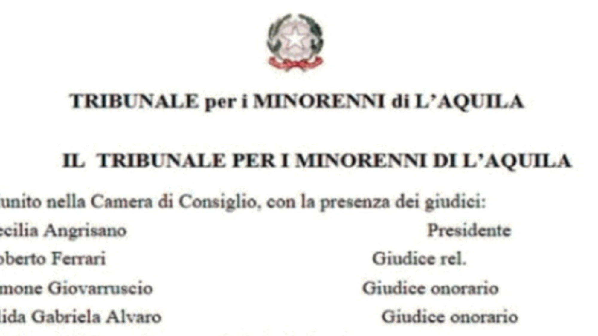 Famiglia nel bosco, ecco l’ordinanza dei giudici che ha tolto i figli ai genitori