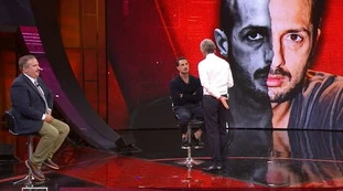 Non è l'arena, Fabrizio Corona "malato". Rissa con Luca Telese, Giletti blocca tutto