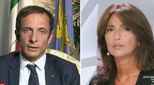 Tagadà, Massimiliano Fedriga e il caso degli immigrati nel bus: "Qui non devono entrare", il duello con Tiziana Panella