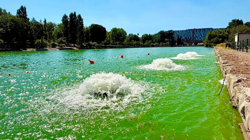 EUR Spa, Laghetto Eur: installati i primi quattro aeratori di superficie. Positivi i risultati delle analisi delle acque a seguito dei trattamenti biotecnologici effettuati