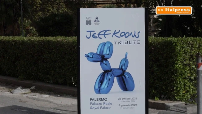 L'universo di Jeff Koons a Palermo con un tributo d'eccezione a Palazzo Reale