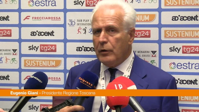 Giani "Bellissimo premiare atleti per valori che incarnano"