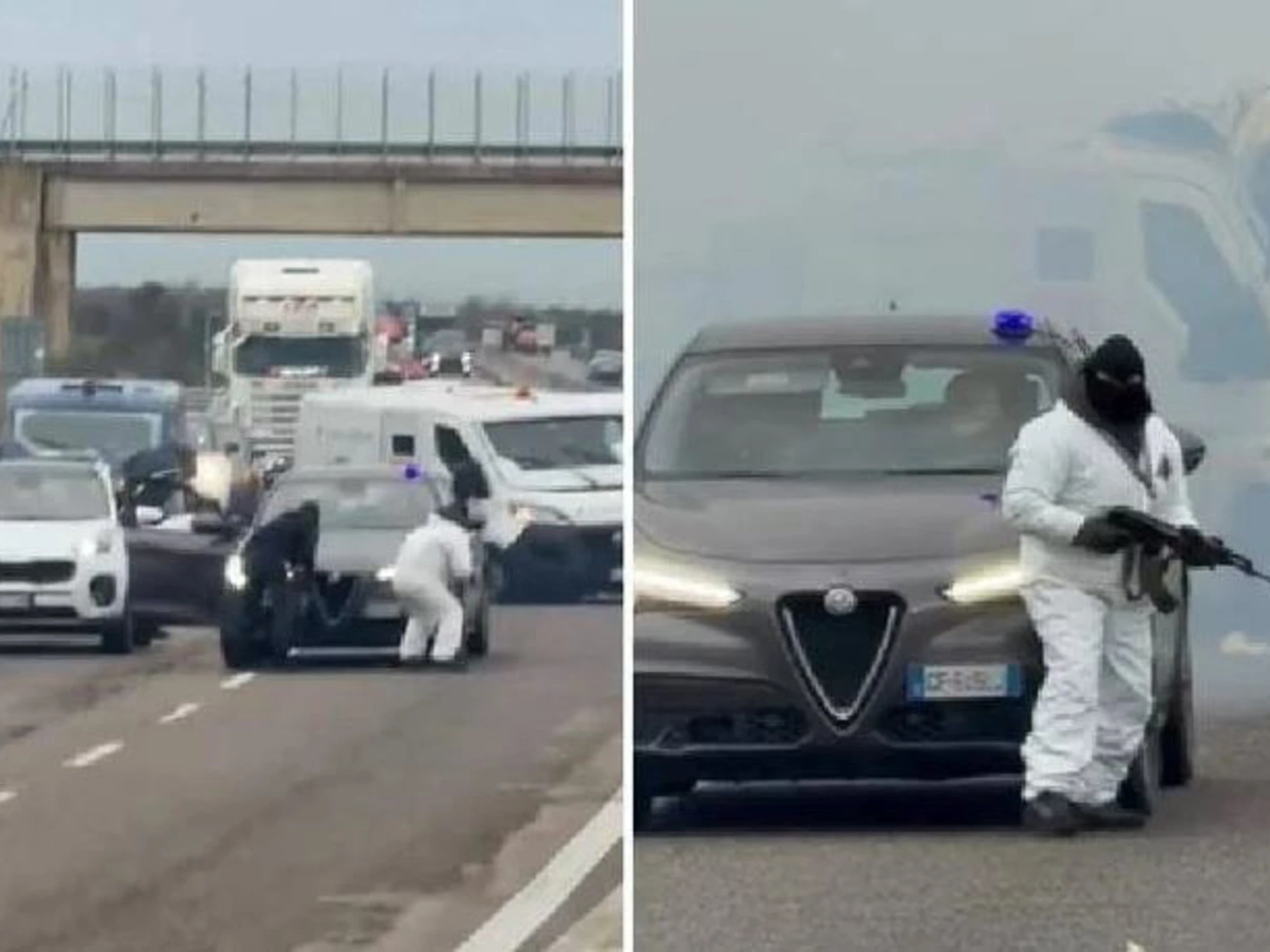 Lecce, esplosioni e raffiche di mitra contro i carabinieri: il video-choc dell'assalto sulla SS613