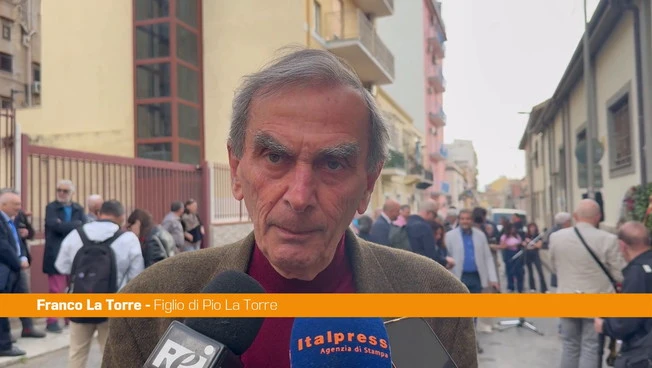 Commemorazione Pio La Torre, il figlio Franco "Mi piacerebbe ci fosse più gente"