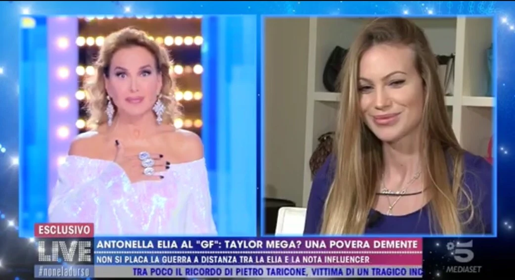 Taylor Mega, selfie contro le forze dell'ordine. E la D'Urso la saluta: "Se è vero, non venire più. Ciao"