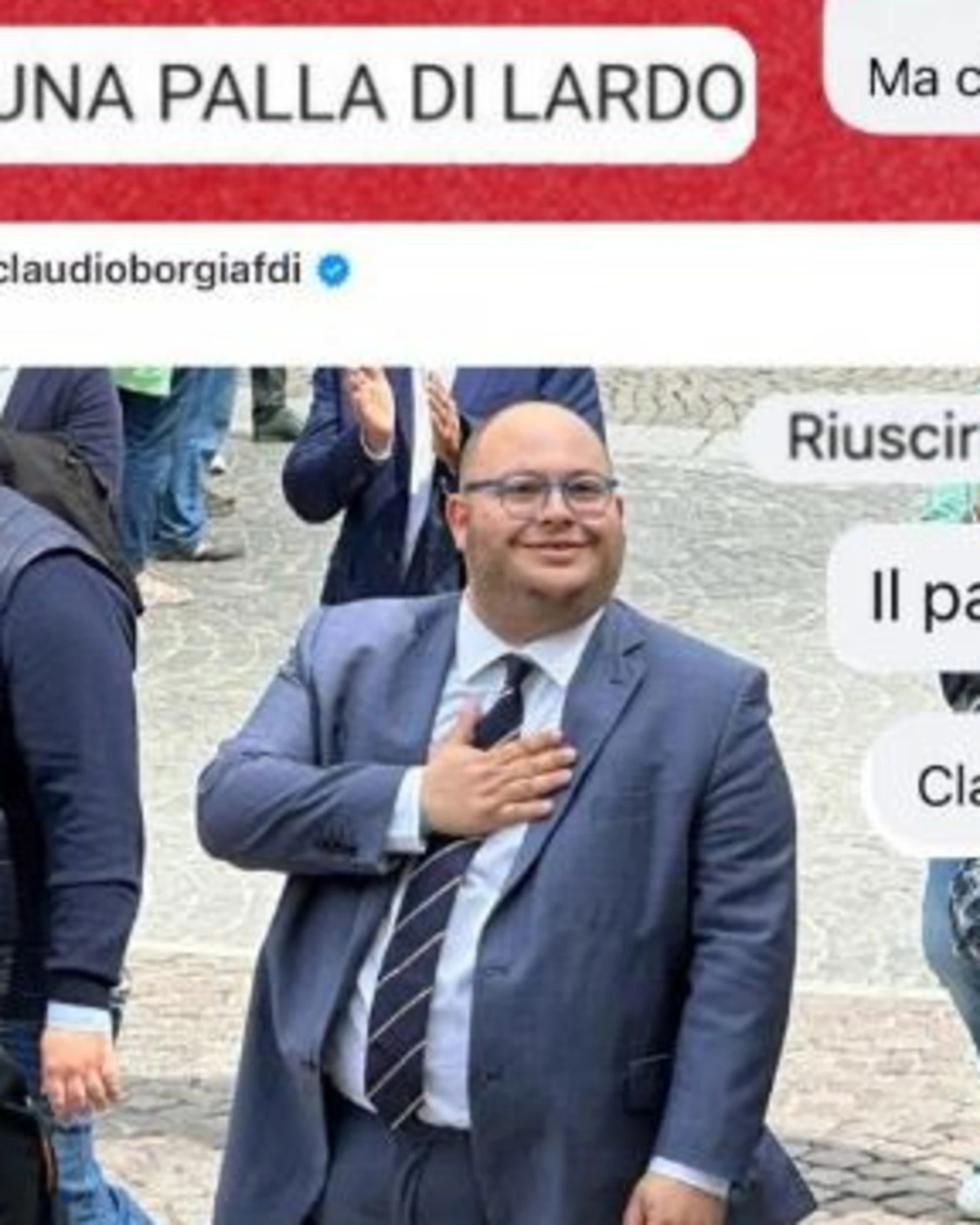 Claudio Borgia insultato: "Grasso, fai schifo". Il meloniano dà una lezione a tutti