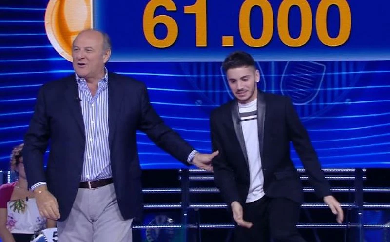 Caduta Libera, tra poche ore la caduta di Nicolò Scalfi? Clamoroso: la frase di Gerry Scotti che lo conferma