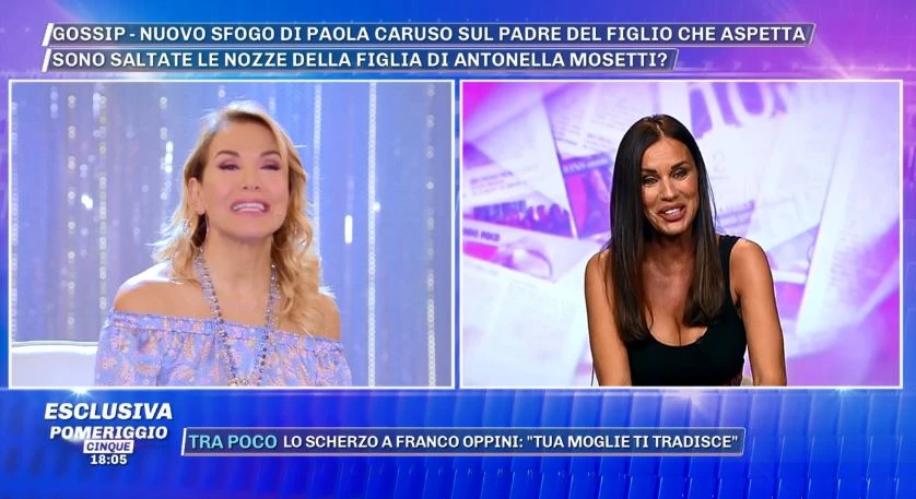 Pomeriggio 5, Antonella Mosetti e il dramma di Asia Nuccetelli: &quot;Non vive più con me, lei...&quot;. D&apos;Urso allibita