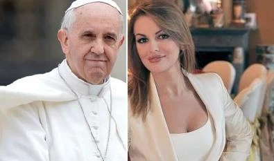 Papa Francesco e Francesca Pascale