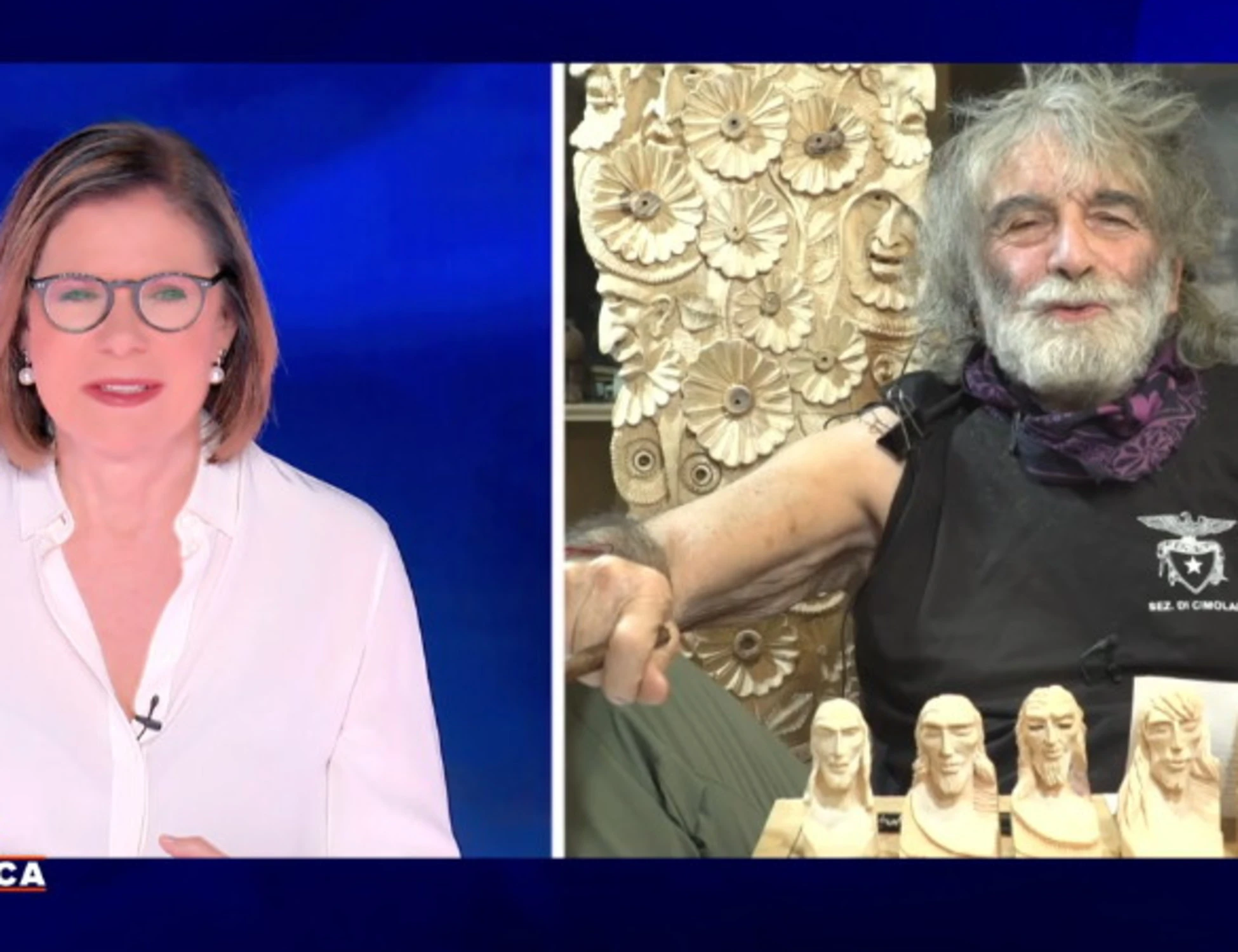 È sempre Cartabianca, Mauro Corona sconvolge Bianca Berlinguer: "Verrei a letto con te"