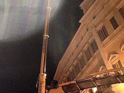 Roma, Piazza Montecitorio chiusa nella notte per lavori in 'quota'