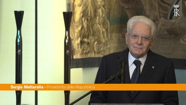 Mattarella "Con Milano-Cortina l'Italia è al centro dell'attenzione del mondo"