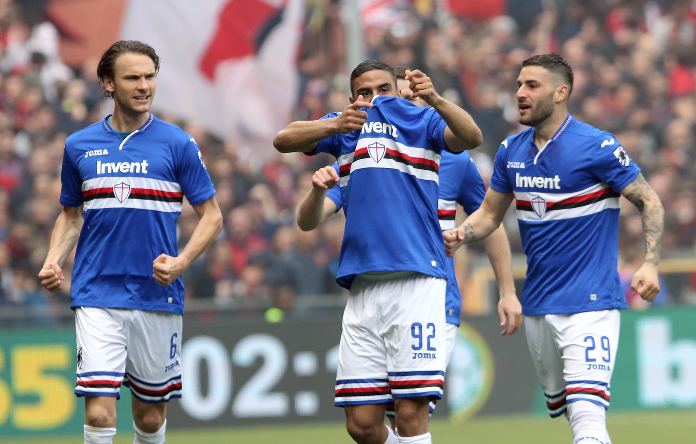 La Sampdoria batte il Genoa: Quagliarella e Defrel, è aria d&apos;Europa. Montella torna con uno 0-0