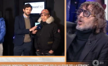 Dritto e rovescio, Cruciani smaschera il maranza: "Cosa ci vuoi fare credere?"