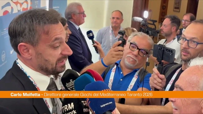Giochi del Mediterraneo, Molfetta “Numeri importanti, risposto alle critiche"
