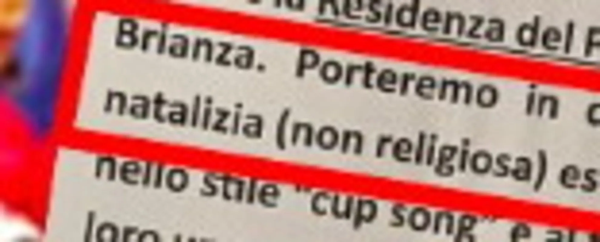 L'annuncio sul Natale all'asilo: il messaggio farneticante