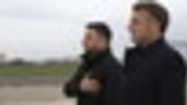 Il presidente ucraino Zelensky ricevuto in Francia da Macron