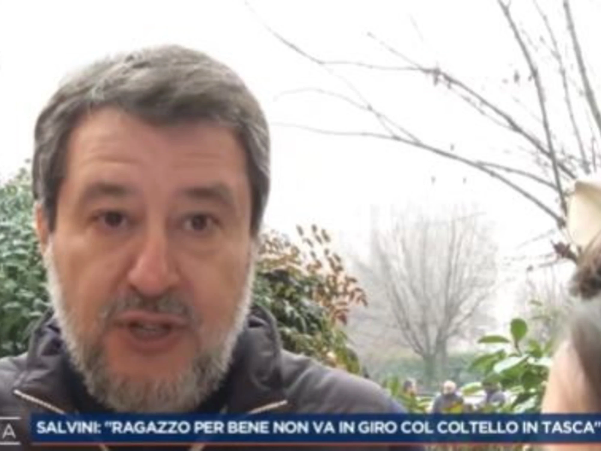 La Spezia, Salvini: "Un ragazzo perbene non gira con un coltello"