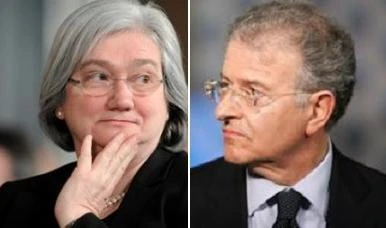 Rosy Bindi e Fabrizio Cicchitto