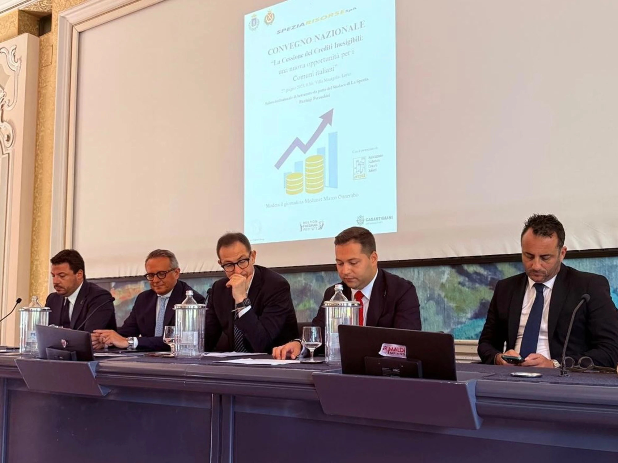 A Villa Marigola il primo Convegno nazionale sulla cessione dei crediti inesigibili: sono un’opportunità