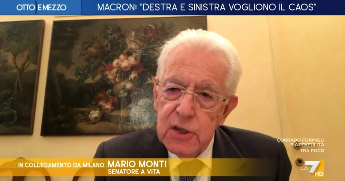 Otto e mezzo, "Faccio parte dell'élite?": la risposta a sorpresa di Mario Monti