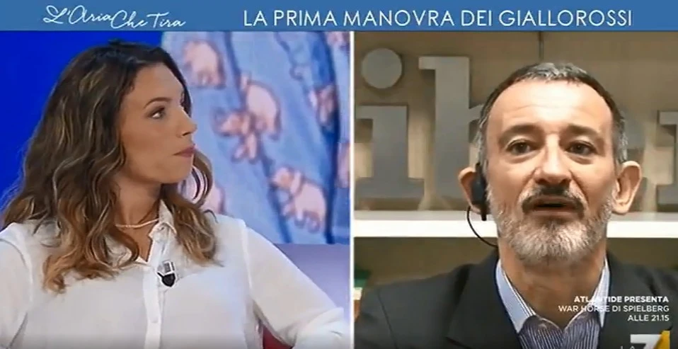 Pietro Senaldi a L'aria che tira attacca Vittoria Baldini: "Avete mandato a casa Salvini? Ora governate"