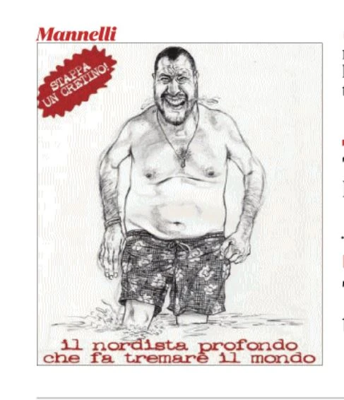 Aquarius, Matteo Salvini insultato dal Fatto quotidiano: la vignetta brutale in prima pagina, "stappa un c***"