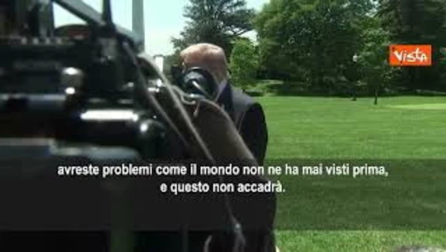 Trump: Non contento dell'Italia, chi pensa che Iran possa avere arma nucleare non è intelligente