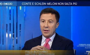 Otto e Mezzo, Italo Bocchino gela Lilli Gruber: "Se Meloni può stare serena... ?"
