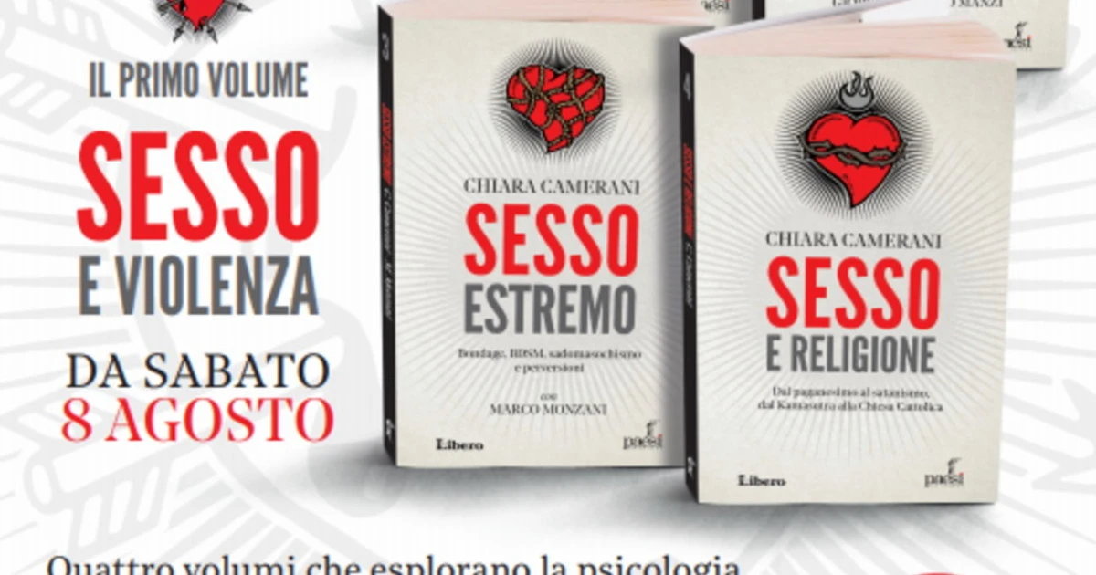 Il sesso in tutte le sue forme in edicola con Libero: da sabato 8 agosto, la collana in quattro uscite