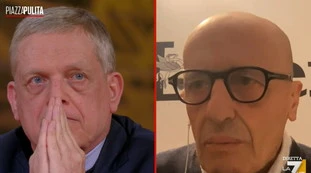 PiazzaPulita, Sallusti: "Mafia e Pd, strana coincidenza". E Cuperlo sbrocca
