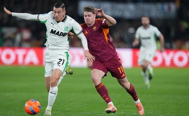 Serie A, la Roma supera per 2-0 all'Olimpico il Sassuolo e allunga sul Como