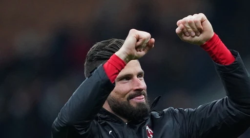 Olivier Giroud, un "9" da scudetto: se lui segna... Milan, la statistica decisiva che "odora" di trionfo