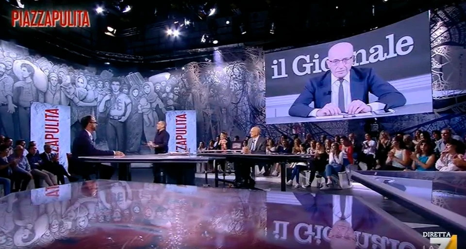 PiazzaPulita, Alessandro Sallusti gela Formigli: "Una figlia come Greta Thunberg? Dio me ne scampi"