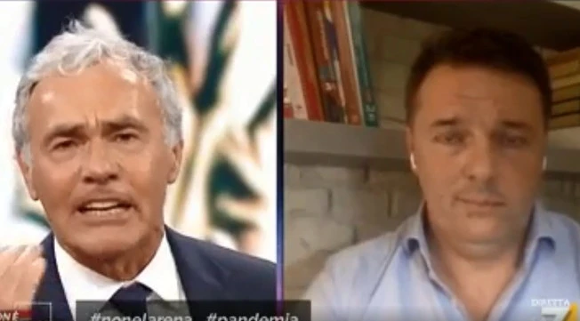 Non è l'Arena, Massimo Giletti durissimo con Renzi: "Lagarde? Fuori le palle, che schifo, vergognoso"