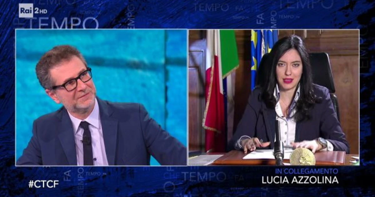 Che tempo che fa, Stefania Azzolina? "Avete notato che...", l'ombra di Sabina Guzzanti