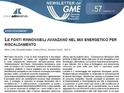 Energia, è on line il nuovo numero della newsletter del Gme