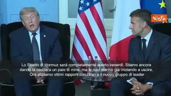 Leggi l'articolo: Trump: Lo Stretto di Hormuz sarà completamente aperto venerdì. Abbiamo ottimi rapporti con Iran