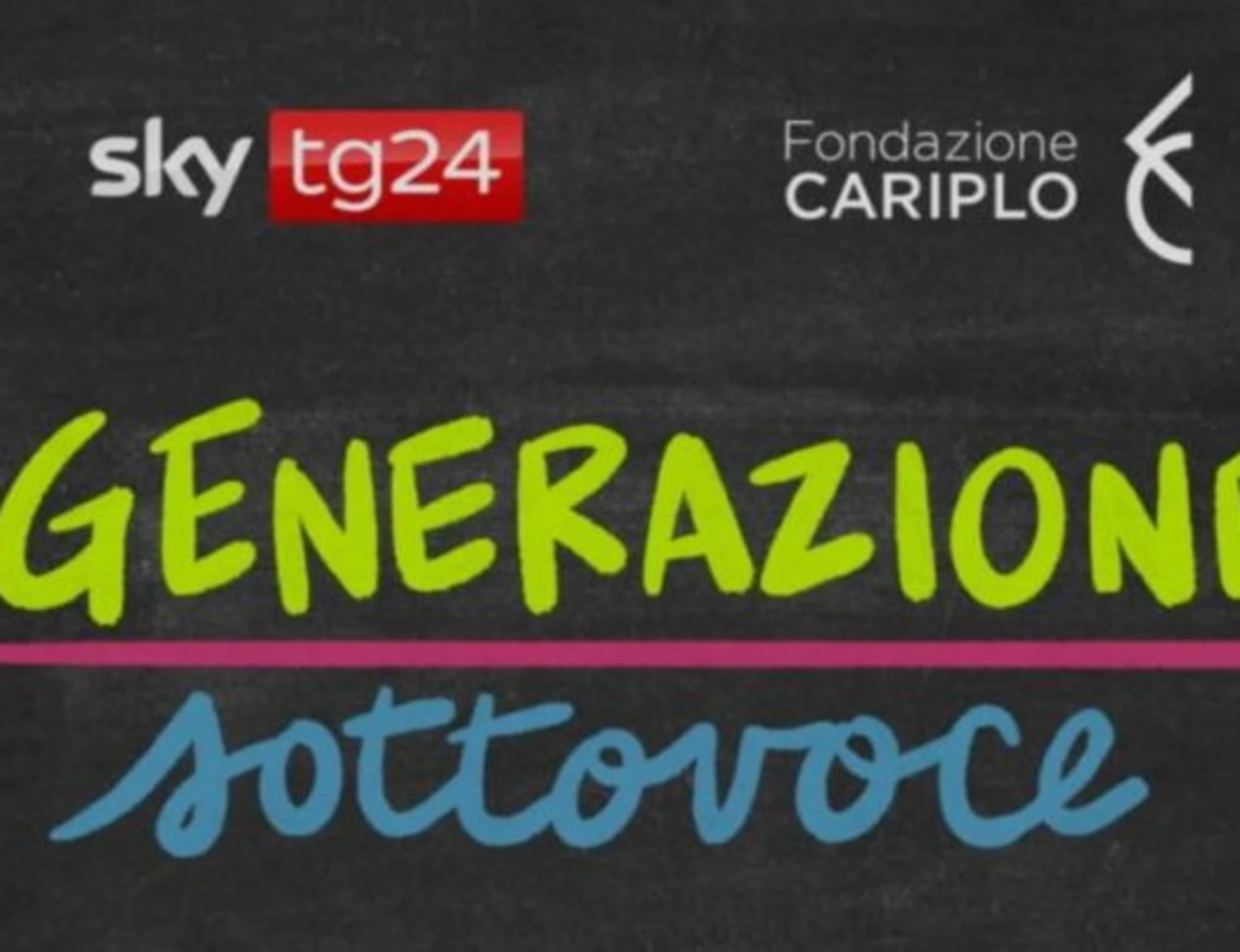 Fondazione Cariplo e Sky valorizzano i giovani con il progetto “Generazione sottovoce”