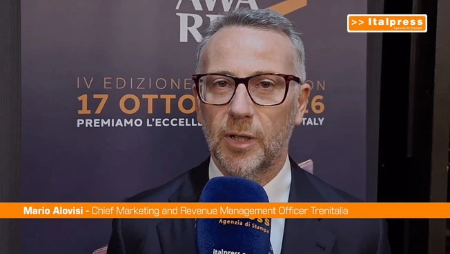 Italpress Awards, Alovisi (Trenitalia) "Un piacere essere presenti"