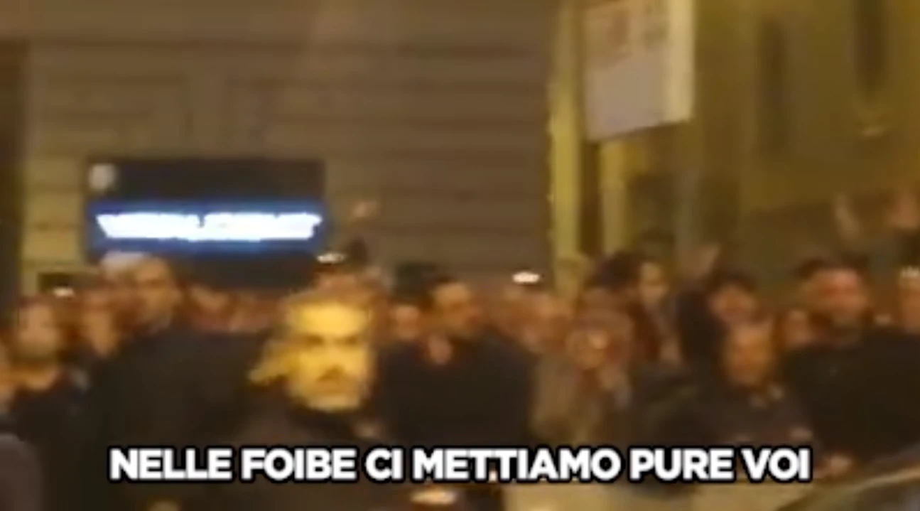 Matteo Salvini: "Leghisti nelle foibe? Mi fate schifo, vergognatevi". Disintegrati i centri sociali