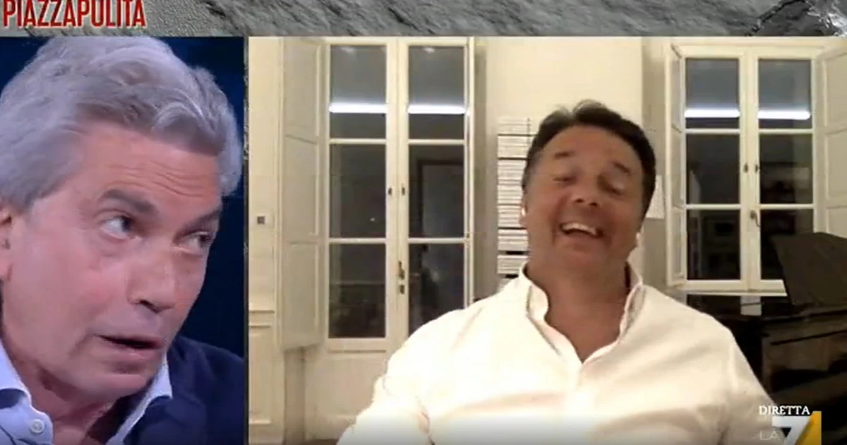 Piazzapulita, Matteo Renzi ride in faccia a Padellaro: "Ma come, voi...". Tutta colpa di Travaglio