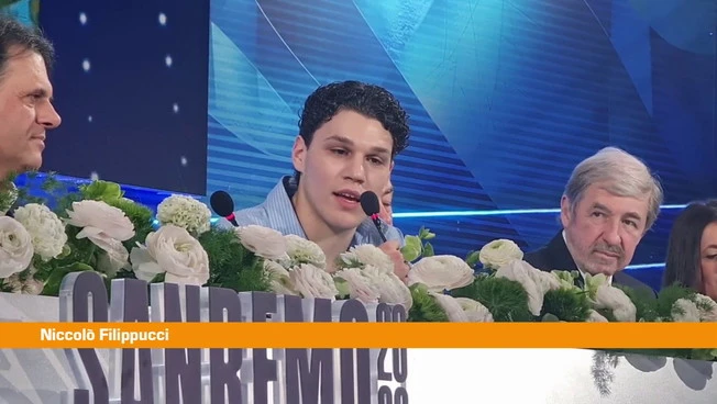 Sanremo, la soddisfazione delle Nuove Proposte Filippucci e Bove