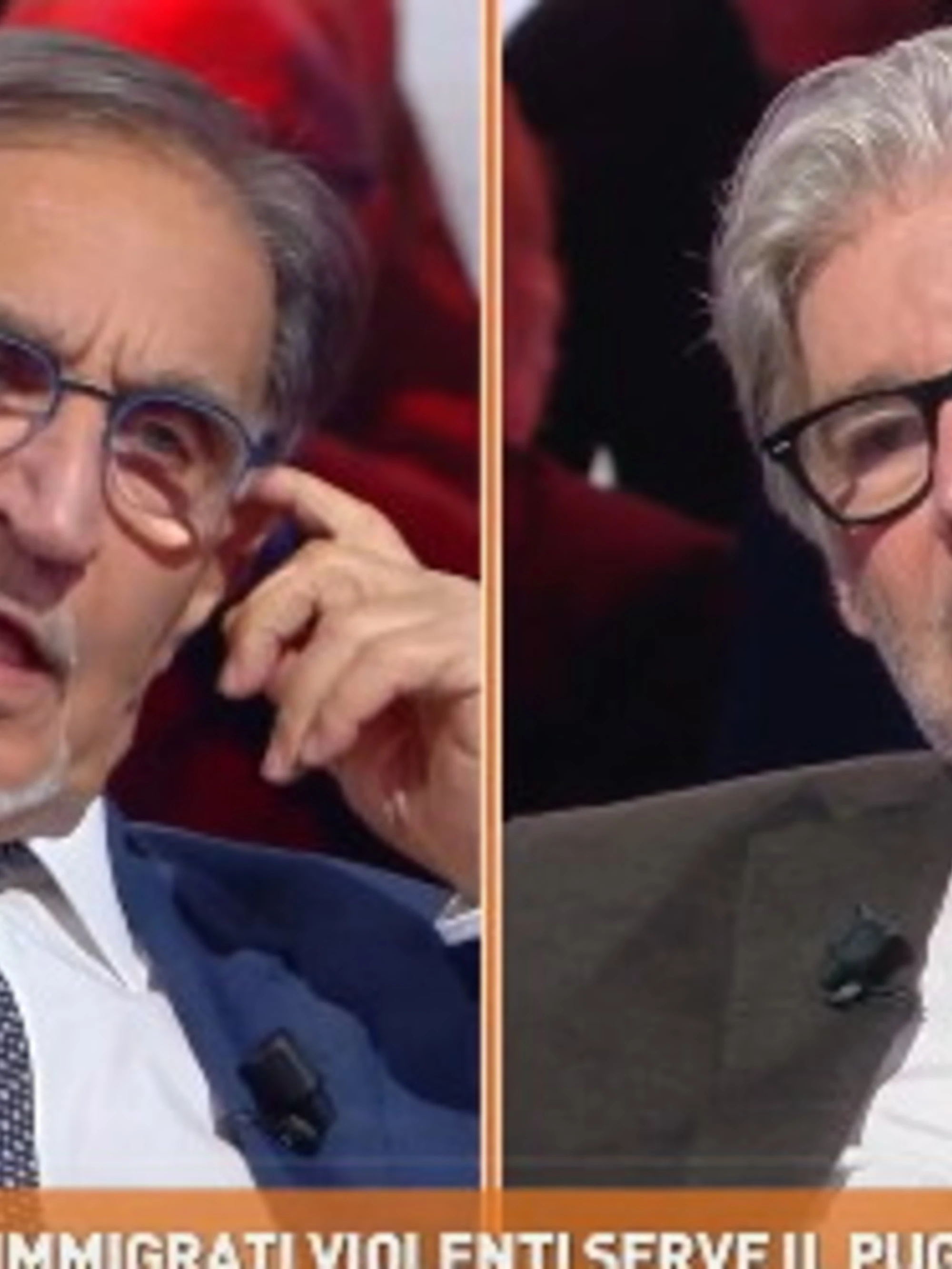 Dritto e Rovescio, sputi e coltellate al capotreno e l'egiziano non va in galera? Lo sfogo di La Russa incendia lo studio