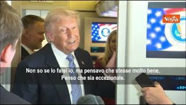 Trump commenta la tuta di Rubio, indossata anche da Maduro: Ho pensato gli stesse bene