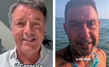 Corsa, nuoto e machismo: circo social Renzi-Vannacci
